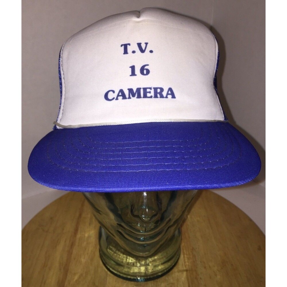 VTG TV 16 CAMERA WGGS Trucker Hat Cap Snapback Christian Broadcasting CAROLINA